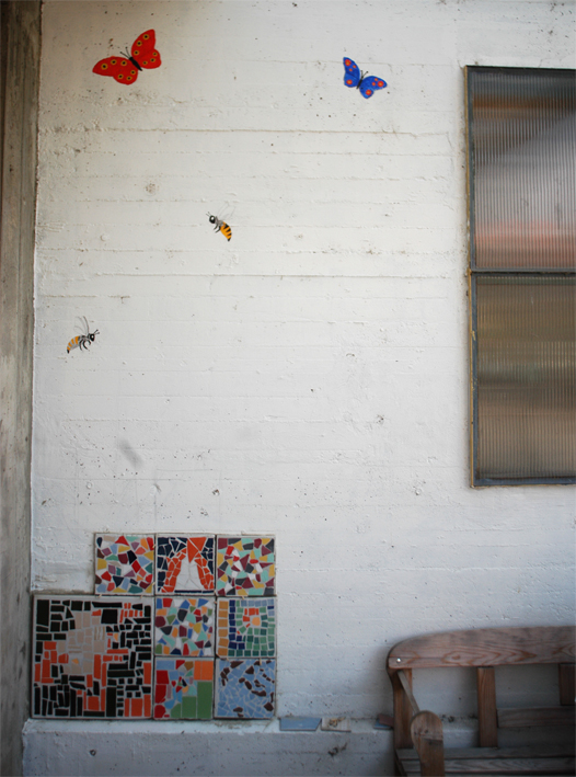 mur mosaique
